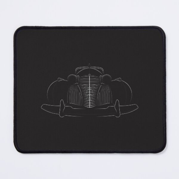 Item preview, Classic Retro Car Front Minimalist Stencil Art In White | ⭐⭐⭐⭐⭐ designed and sold by Zizou0.