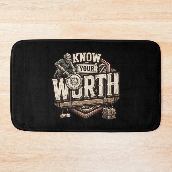 Item preview, Know Your Worth, Self Worth Quote, Self Respect Saying, Confidence Quote, Inspirational Wisdom, Personal Growth, Inner Strength, Positive Mindset, Empowerment Quote designed and sold by Typologystudios.