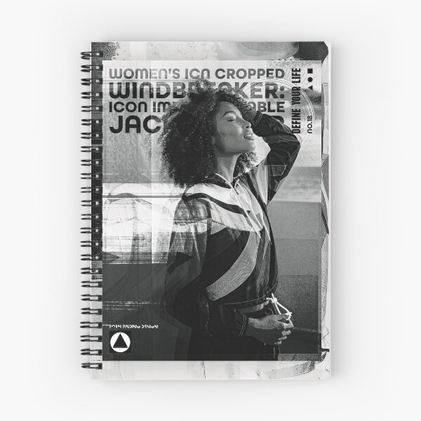 Item preview, The Women's ICN Cropped Windbreaker Print (No.18) Cover Art designed and sold by Form Finding Design.
