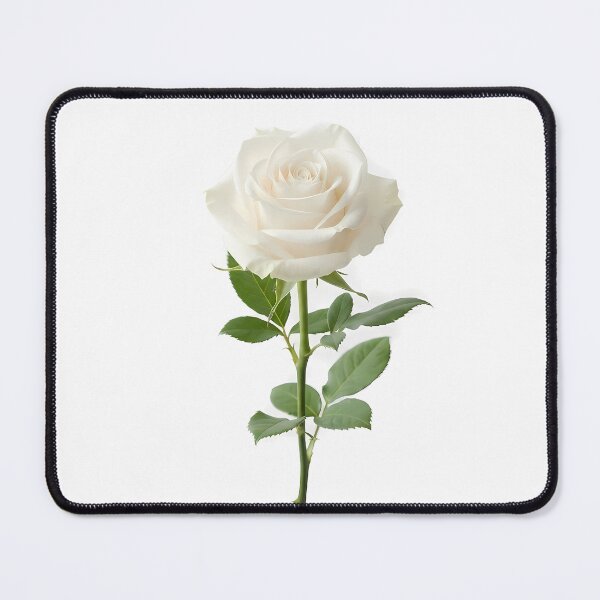 Item preview, Minimalist White Rose Aesthetic Fine Art Print designed and sold by hakikatm.