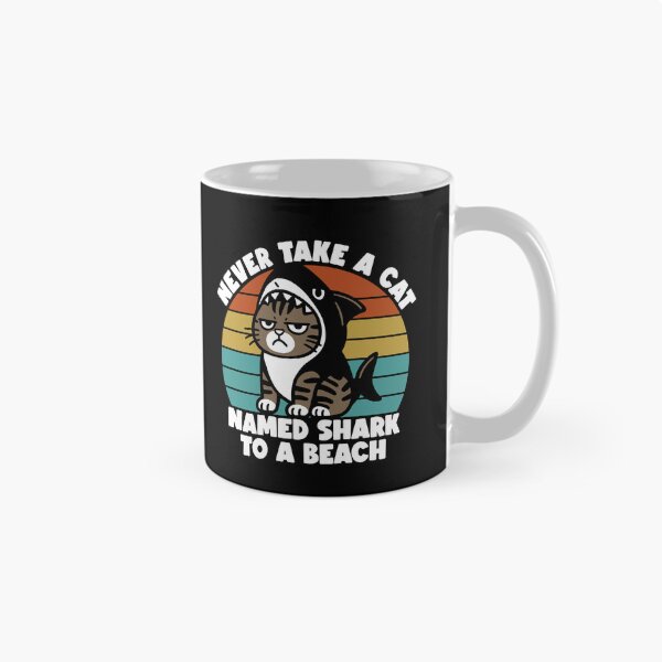 Item preview, Never Take A Cat Named Shark To A Beach designed and sold by gunaone-design.