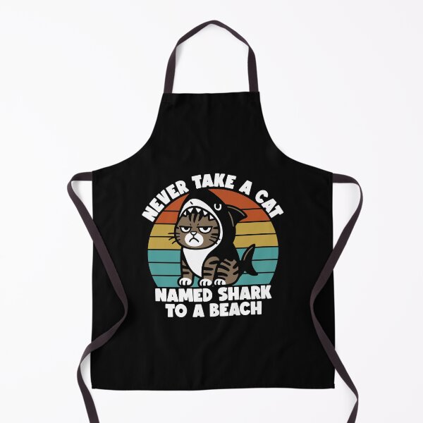 Item preview, Never Take A Cat Named Shark To A Beach designed and sold by gunaone-design.