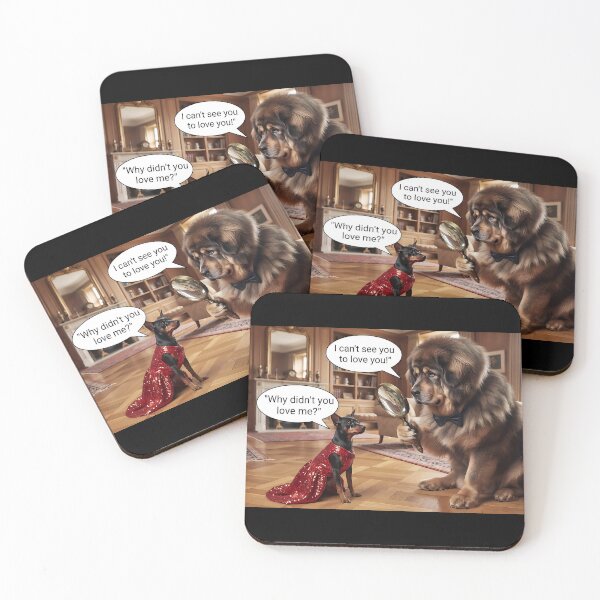 Item preview, I Can't See You to Love You - Funny Dog Drama designed and sold by AfresStudio.
