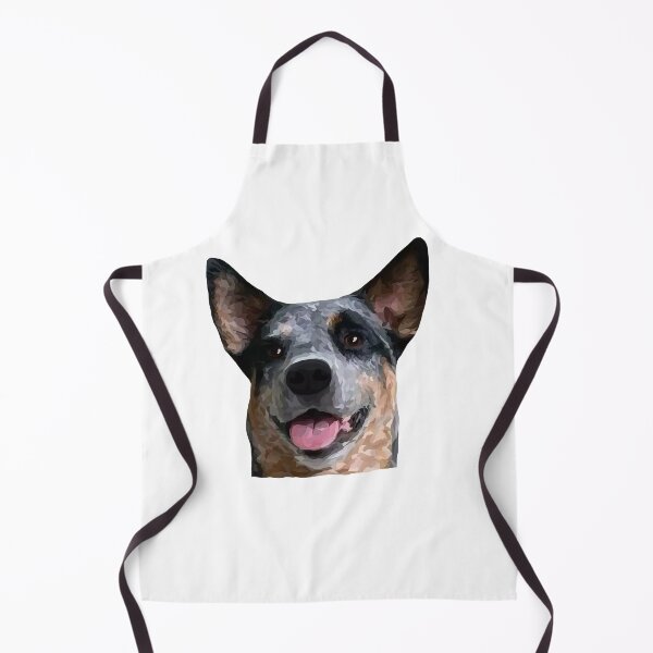 Item preview, Australian Cattle Dog Geometric Design – Headshot Illustration, Transparent Background designed and sold by Wheel and Woof.