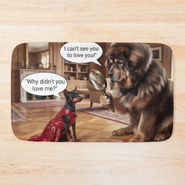 Item preview, I Can't See You to Love You - Funny Dog Drama designed and sold by AfresStudio.