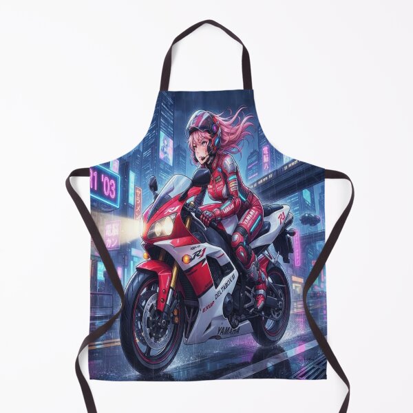 Item preview, Cyberpunk - Anime Girl Neon Ride designed and sold by JMAVILA ART.