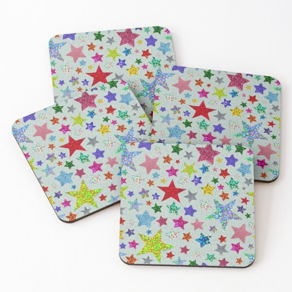 Item preview, Star Sticker Print in Blue designed and sold by doodlebymeg.