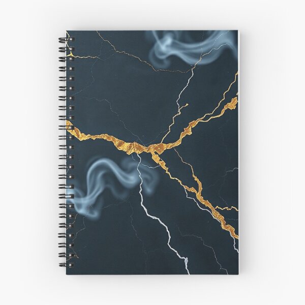 Item preview, Gold Vein Dark Marble Abstract designed and sold by IntelliMindDesigns.