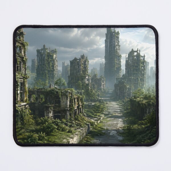Item preview, Abandoned City Reclaimed by Nature designed and sold by ArcaneVisionArt.