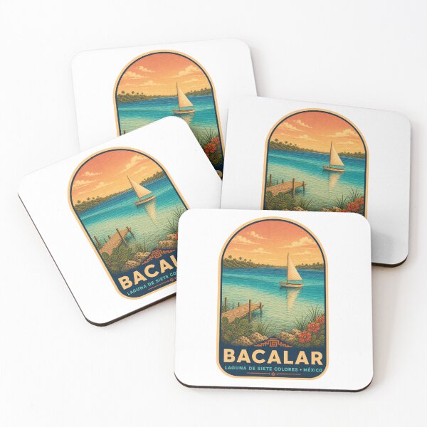 Item preview, Bacalar Lagoon Seven Colors Mexico designed and sold by BeachWhisper.