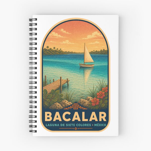 Item preview, Bacalar Lagoon Seven Colors Mexico designed and sold by BeachWhisper.
