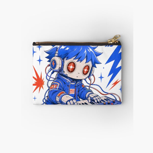 Item preview, Circuit Beats Neo City White Print designed and sold by NullSpacePrints.