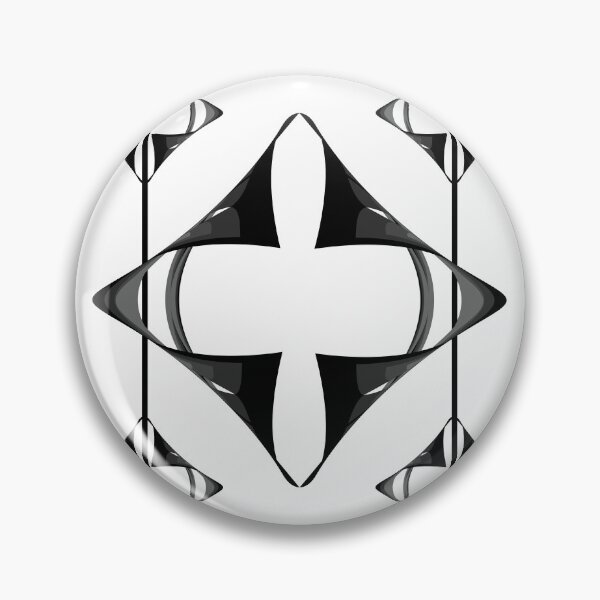 Item preview, 3D Futuristic Chrome Sharp Emblem Art designed and sold by PoeticRecipeST.