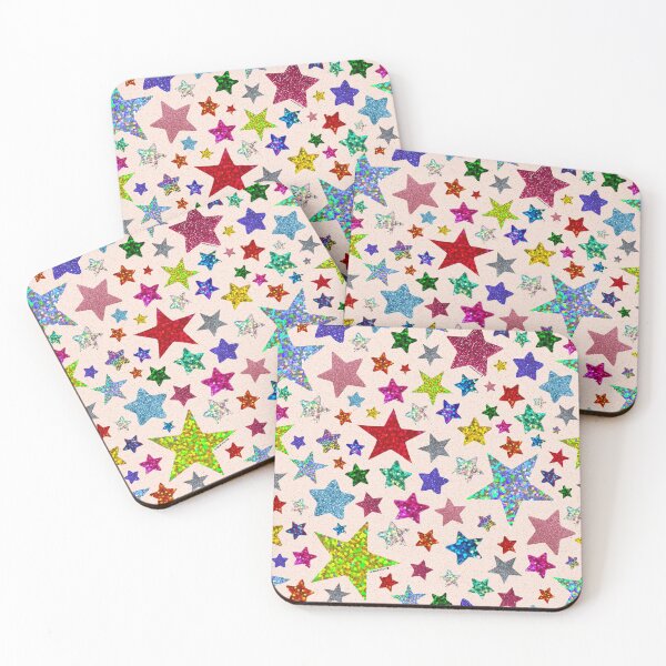 Item preview, Star Sticker Print in Cream designed and sold by doodlebymeg.