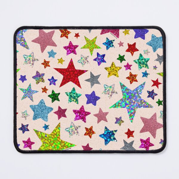 Item preview, Star Sticker Print in Cream designed and sold by doodlebymeg.