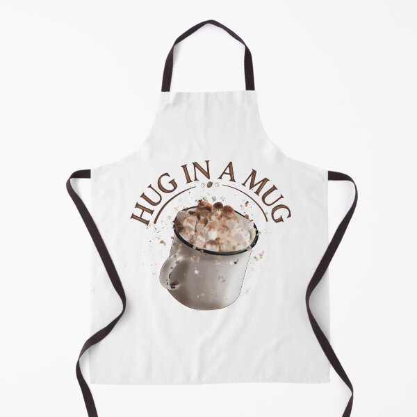 Item preview, Hug in a mug hot chocolate illustration designed and sold by Shimoheart.