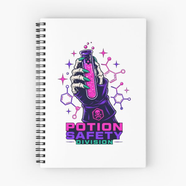 Item preview, Potion Safety Division Spooky Science Lab Humor designed and sold by chattsuede.