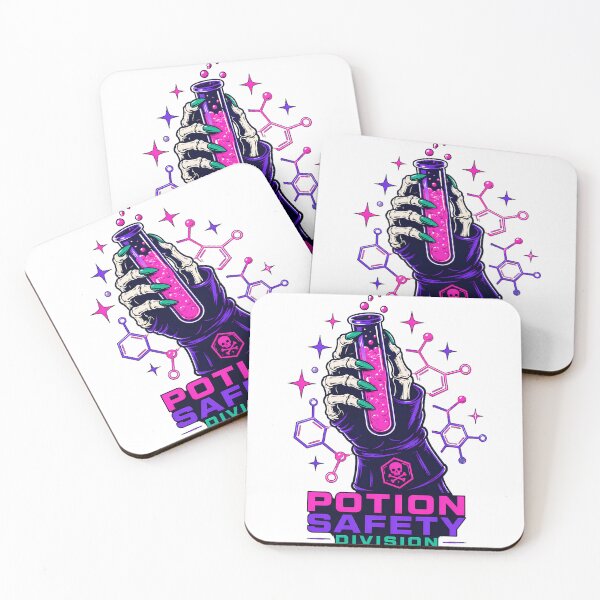 Item preview, Potion Safety Division Spooky Science Lab Humor designed and sold by chattsuede.