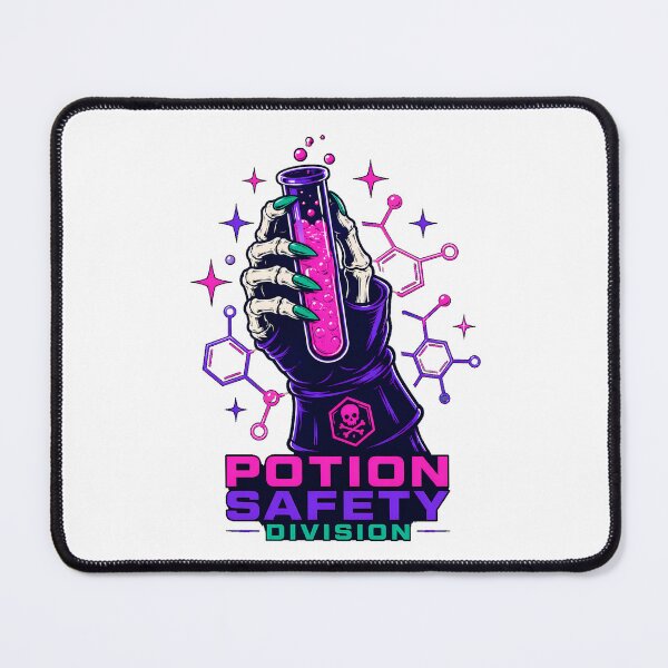 Item preview, Potion Safety Division Spooky Science Lab Humor designed and sold by chattsuede.