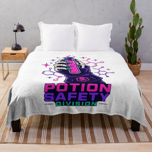 Item preview, Potion Safety Division Spooky Science Lab Humor designed and sold by chattsuede.