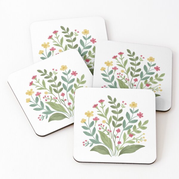 Item preview, Wildflower Garden Illustration designed and sold by DinaArtStudio.