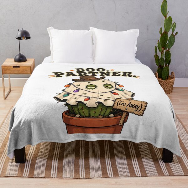 Item preview, Grumpy Cowboy Ghost Cactus Spooky Desert Introvert designed and sold by chattsuede.