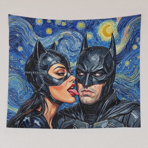 Item preview, Masked Lovers Under Starry Skies designed and sold by The Mellonaire.
