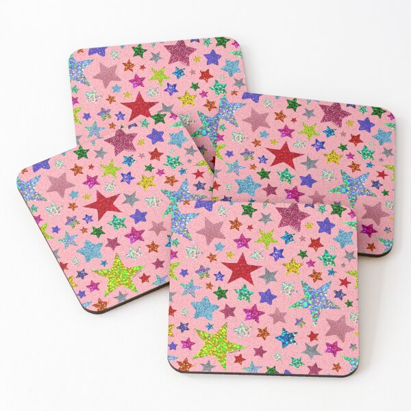 Item preview, Star Sticker Print in Pink designed and sold by doodlebymeg.