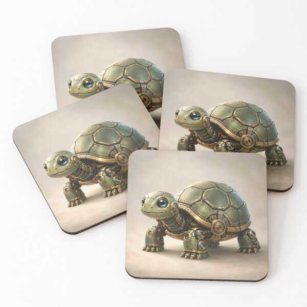 Item preview, Cute Steampunk Robot Turtle designed and sold by ArcaneVisionArt.