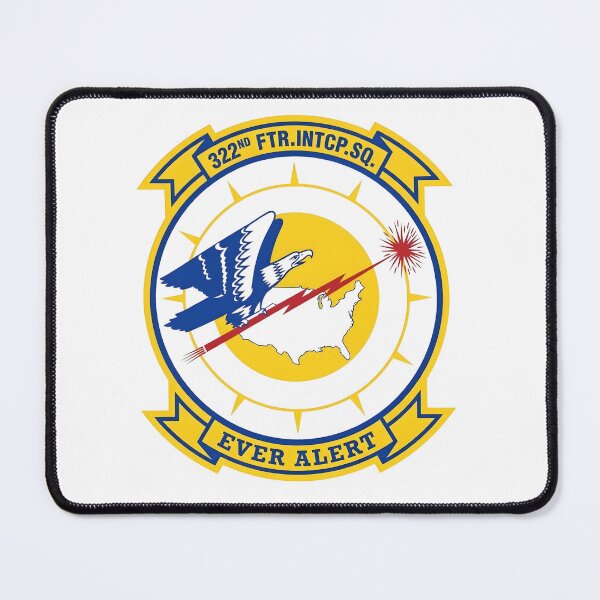 Item preview, USAF 322nd Fighter Interceptor Squadron Ever Alert Patch designed and sold by CharlieDesings.