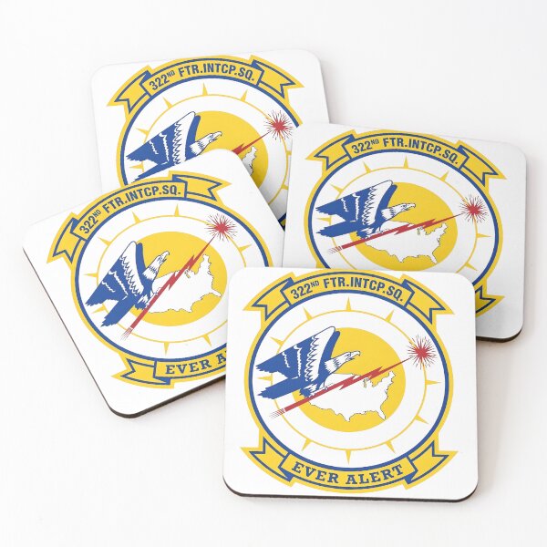 Item preview, USAF 322nd Fighter Interceptor Squadron Ever Alert Patch designed and sold by CharlieDesings.
