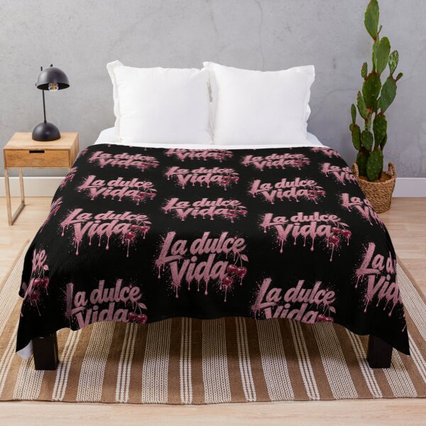 Item preview, La Dolce Vida – Pink Cherry Retro Glamour Vintage Italian Quote Design designed and sold by HappyOops.