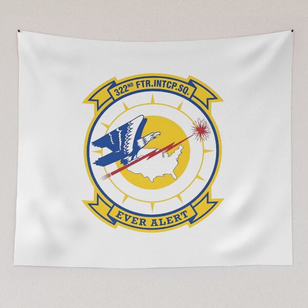 Item preview, USAF 322nd Fighter Interceptor Squadron Ever Alert Patch designed and sold by CharlieDesings.