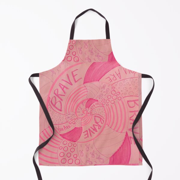 Item preview, You are BRAVE spiral Mandala designed and sold by ArtwithaFriend.