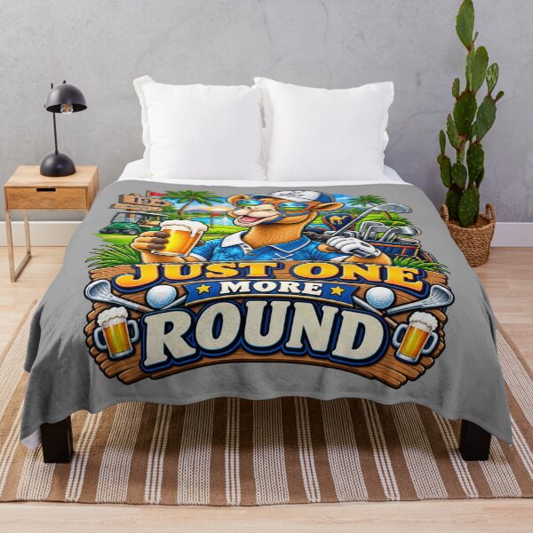 Item preview, Funny Camel Golf and Beer Gift – Just One More Round Gift for Camel and Golf Lovers designed and sold by Camel & Quirk.