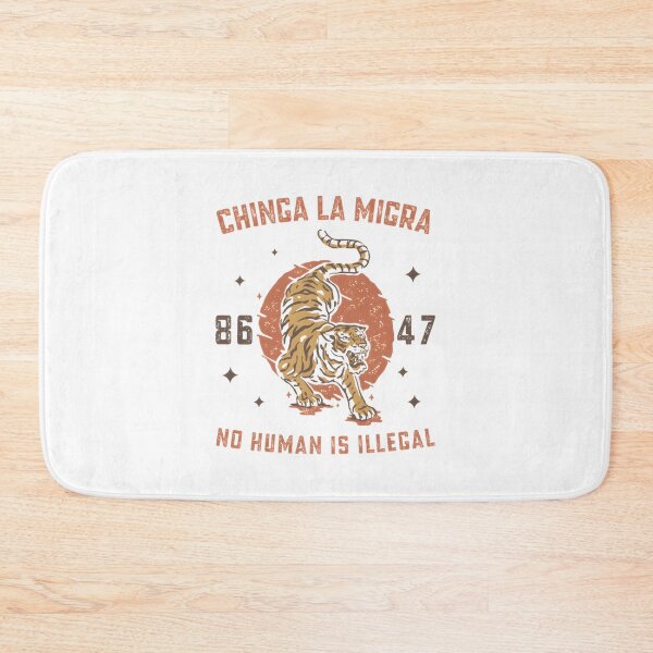 Item preview, No Human Is Illegal Chinga La Migra Protest Art | Limited Edition designed and sold by s1m0n1314.