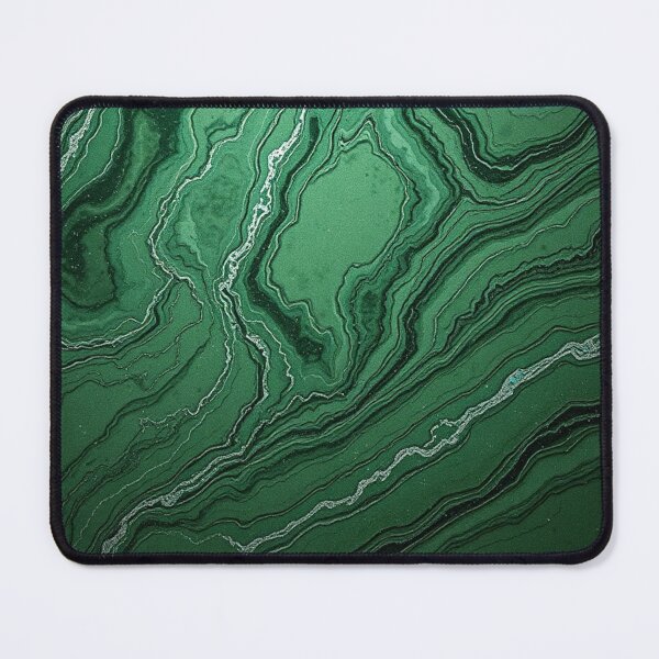 Item preview, Green Jade Marble Vein Abstract designed and sold by IntelliMindDesigns.