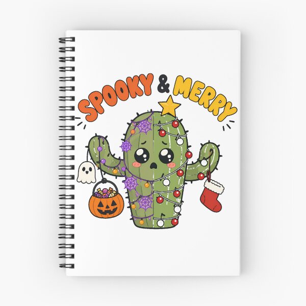 Item preview, Spooky Merry Christmas Cactus Halloween Creepmas Mashup designed and sold by chattsuede.