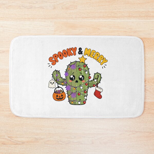 Item preview, Spooky Merry Christmas Cactus Halloween Creepmas Mashup designed and sold by chattsuede.