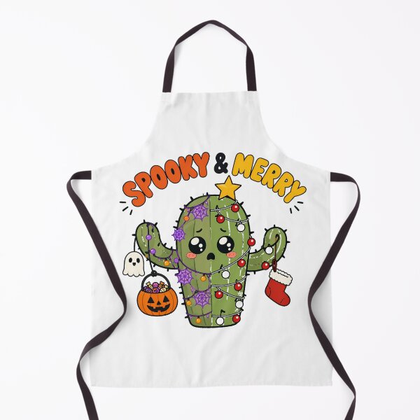 Item preview, Spooky Merry Christmas Cactus Halloween Creepmas Mashup designed and sold by chattsuede.