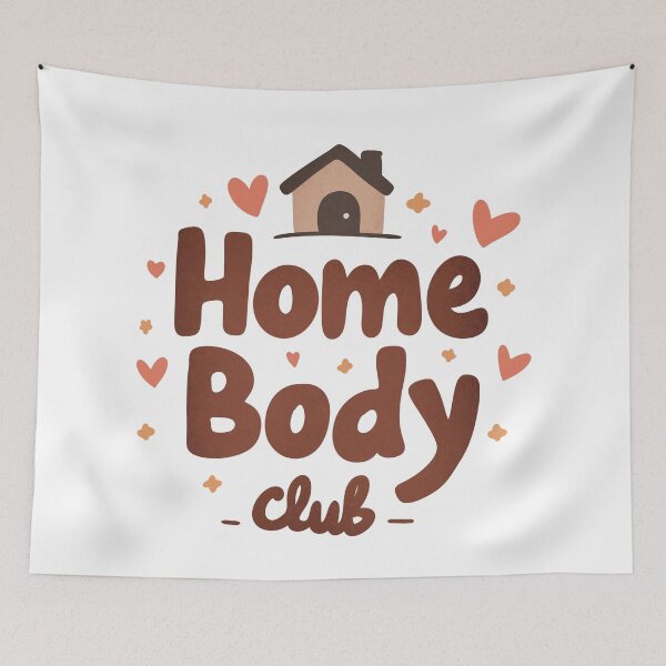 Item preview, Home Body Club Cozy Quote Design designed and sold by DinaArtStudio.