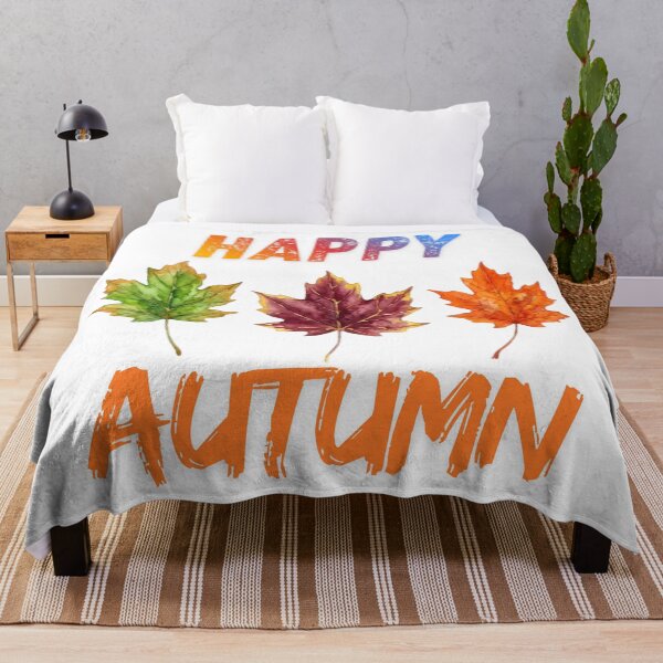 Artikelvorschau, Fröhliches Herbst-Aquarell: Ahornblätter im Herbst entworfen und verkauft von VibranPalette.