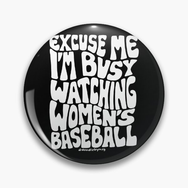 Item preview, Watching Women's Baseball designed and sold by doodlebymeg.