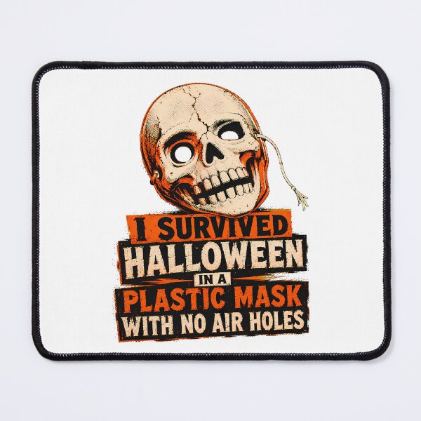 Item preview, Plastic Mask Halloween Survivor Nostalgic Skull designed and sold by chattsuede.