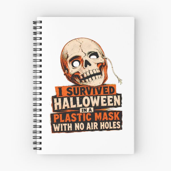 Item preview, Plastic Mask Halloween Survivor Nostalgic Skull designed and sold by chattsuede.