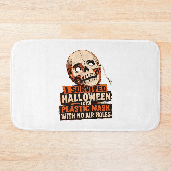 Item preview, Plastic Mask Halloween Survivor Nostalgic Skull designed and sold by chattsuede.