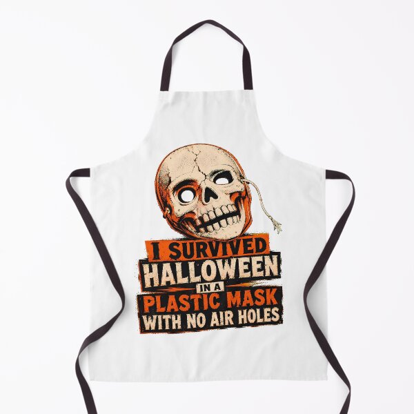 Item preview, Plastic Mask Halloween Survivor Nostalgic Skull designed and sold by chattsuede.