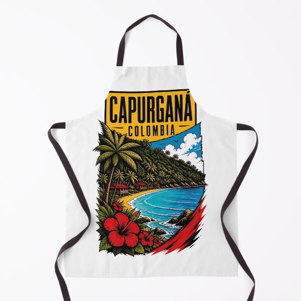 Aperçu de l'œuvre Capurgana, Colombie, Voyages et tourisme vintage créée et vendue par TravelersGems.