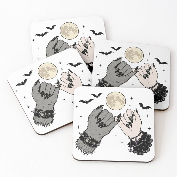 Item preview, Pinky promise Werewolf Halloween designed and sold by J-Style-Design.
