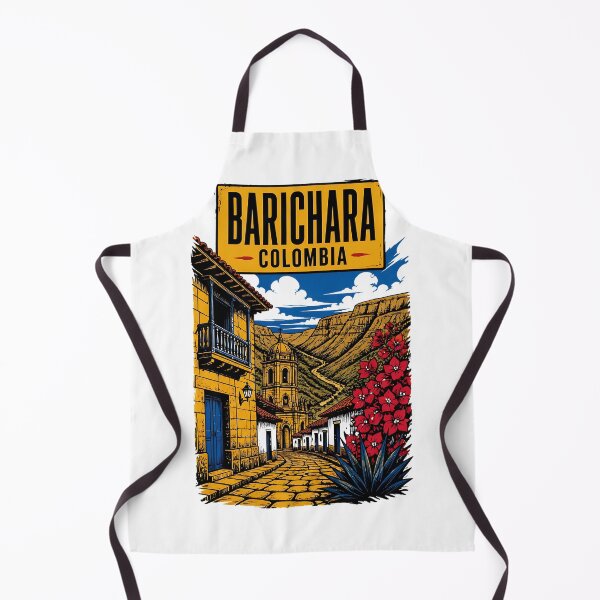 Aperçu de l'œuvre Barichara, Colombie, Voyages et tourisme vintage créée et vendue par TravelersGems.